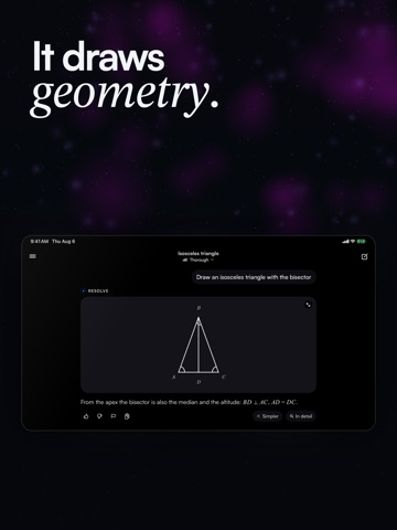 Resolve AI: Homework Helper iPad screenshot