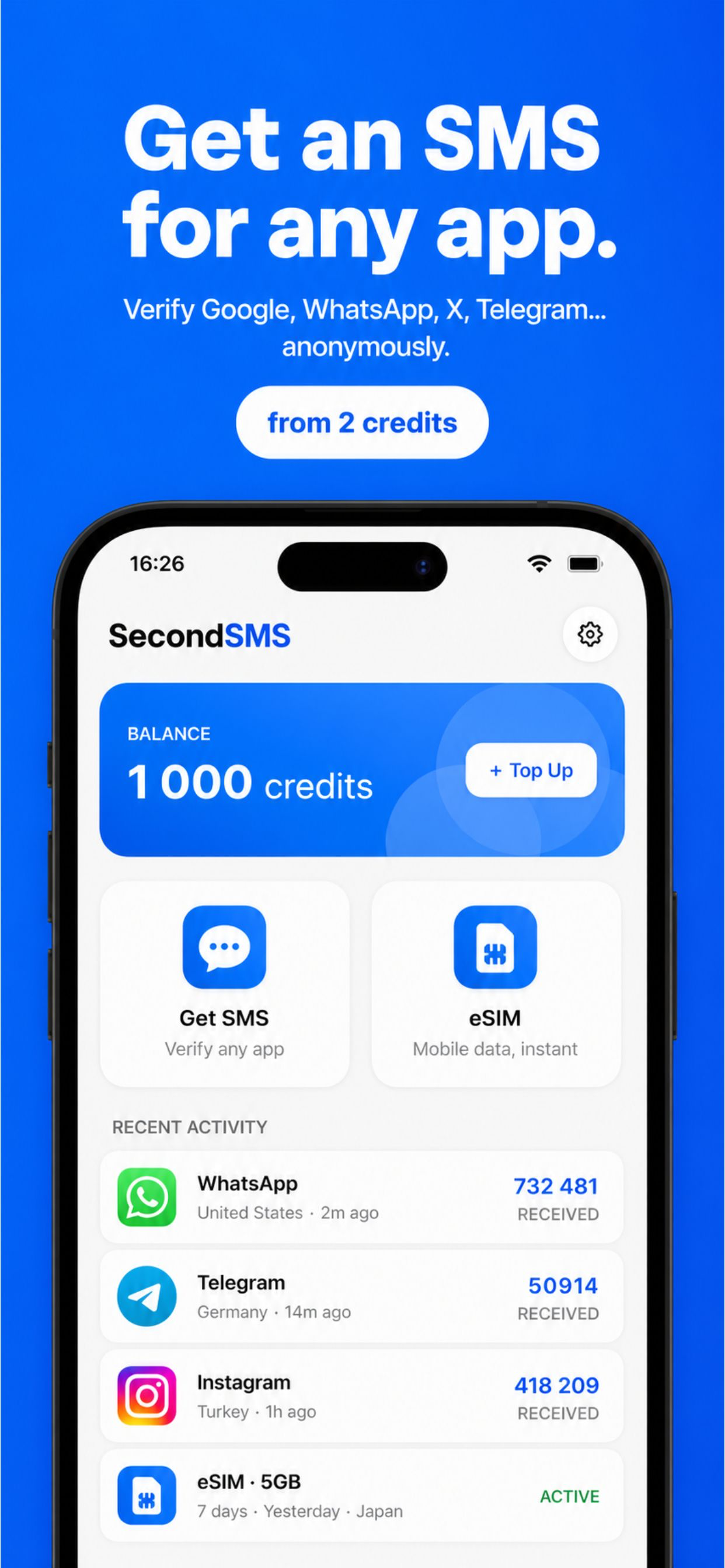Second SMS