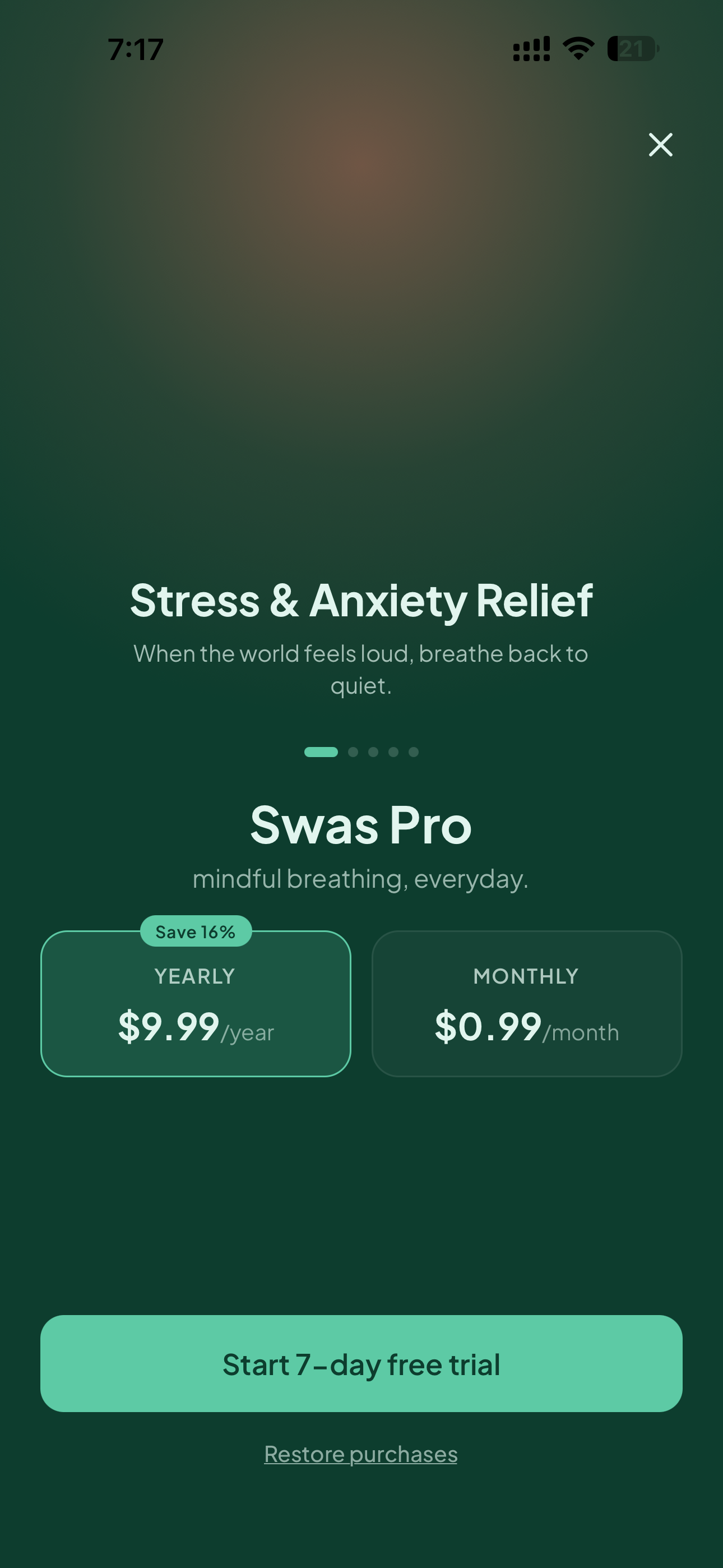 Swas: Instant Calm