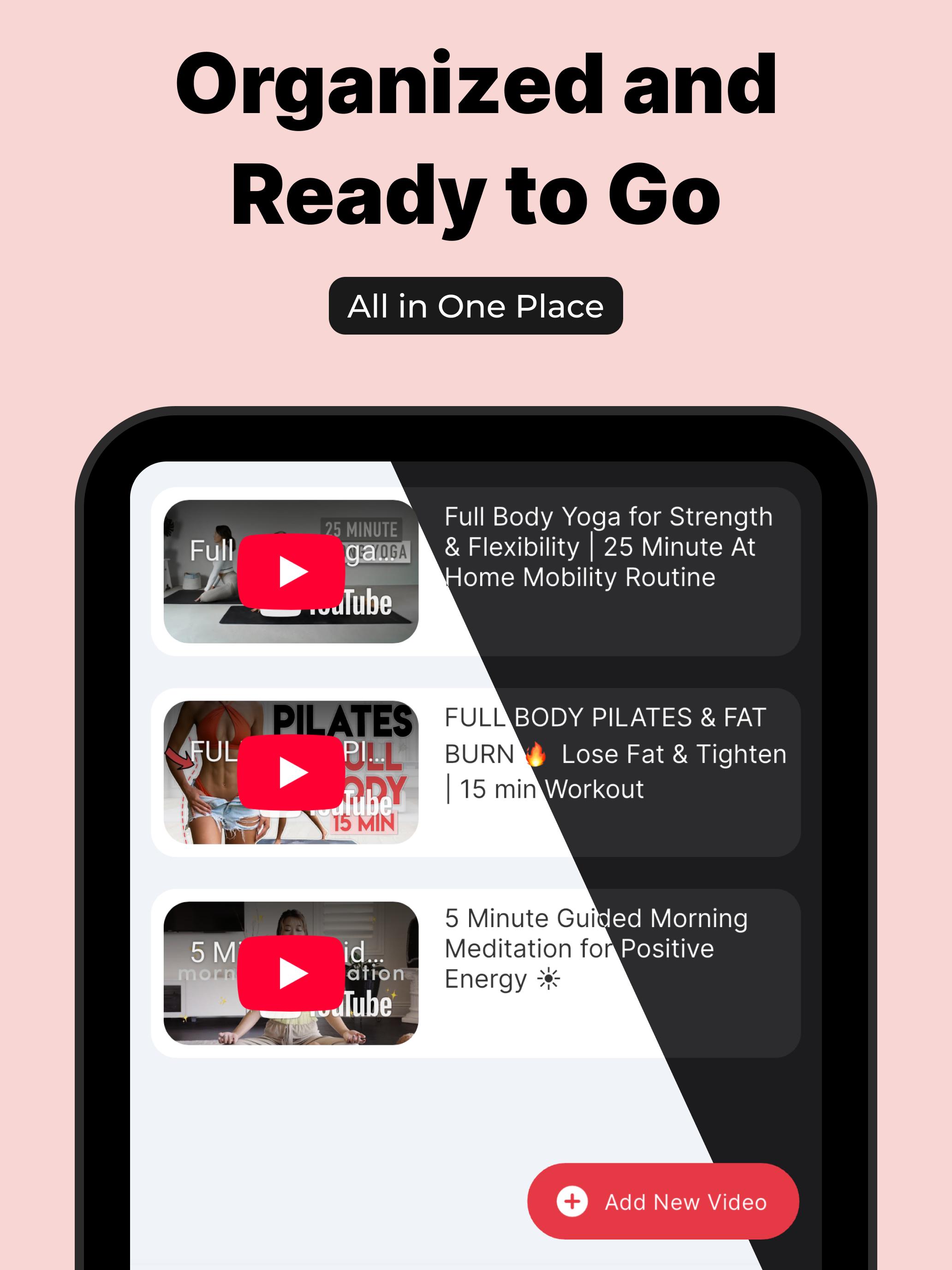 Workout Tracker for YouTube