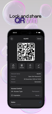 WiFi二维码生成器 screenshot