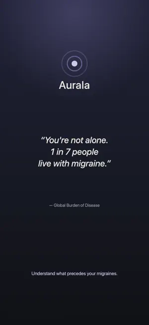 Aurala - Migraine Tracker screenshot 1