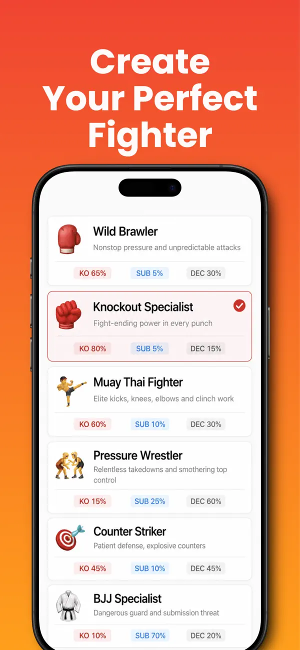 Screenshot #2 pour MMALife - MMA Life Simulator