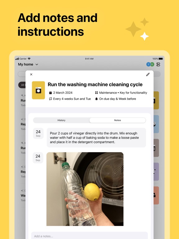 Cleaning Schedule: NeatNook iPad screenshot 6 - Productivity app
