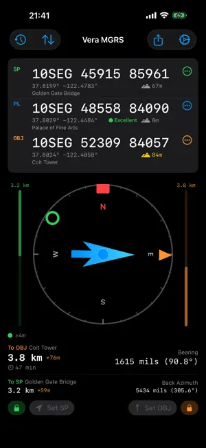 Vera MGRS screenshot 2