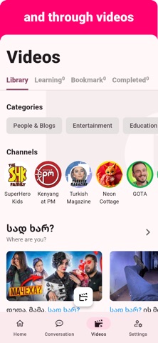 Georgian - Listening Speaking screenshot