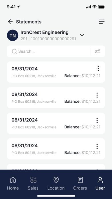 SRM 360 Customer Portal iPhone screenshot 6 - Business app
