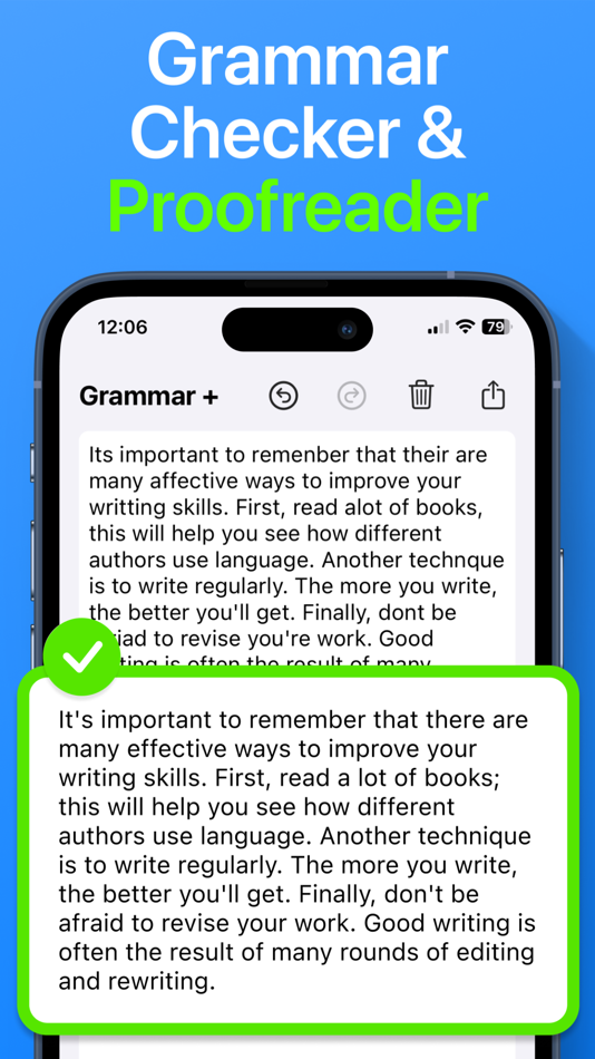 #1. AI Grammar Checker + (iOS) 由: Aleksei Khaliapin