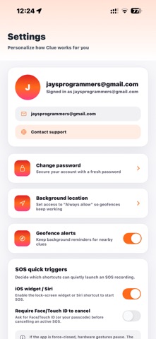 Clue Social screenshot