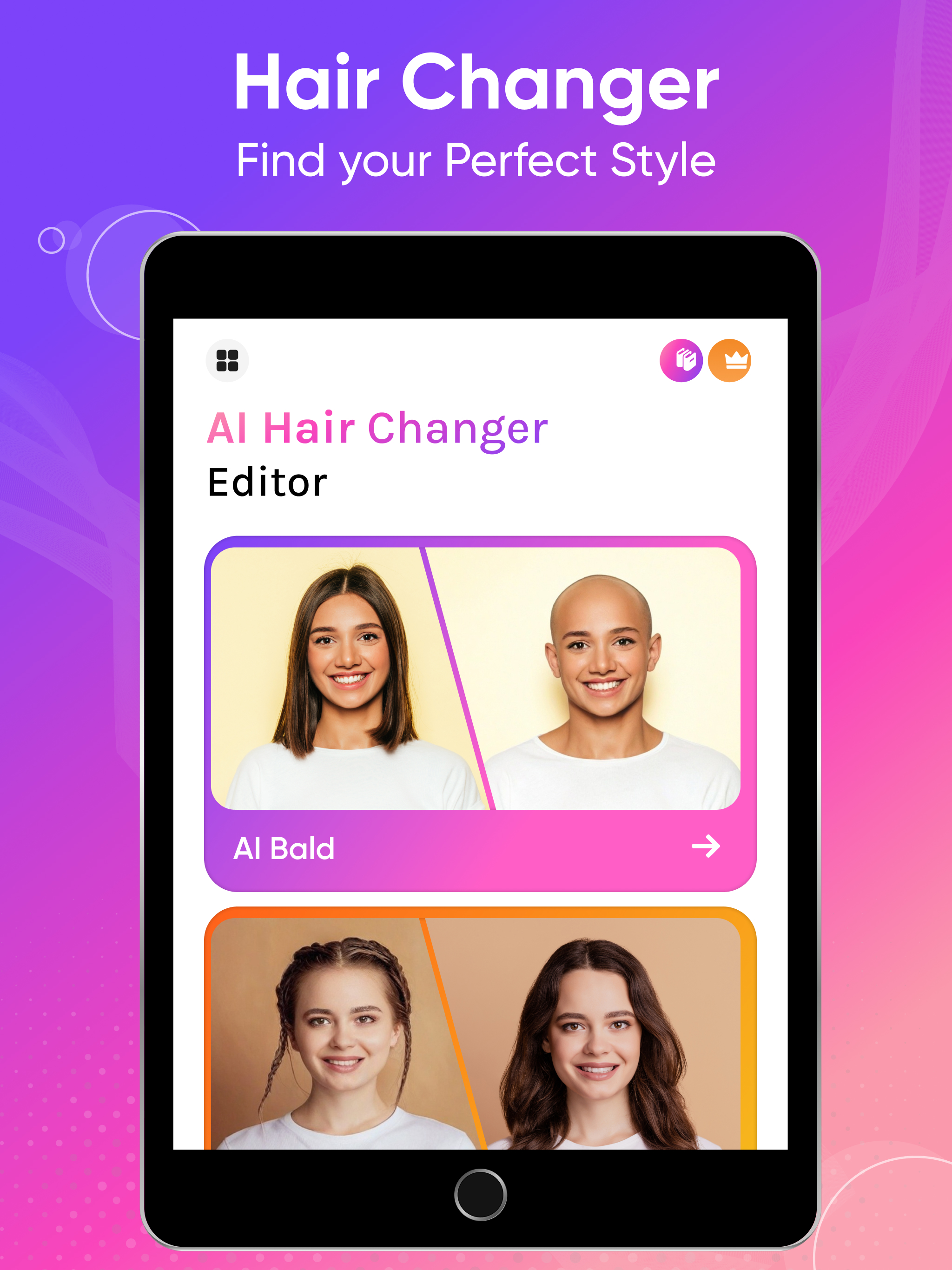 AI Hair Changer - Color Change screenshot 10