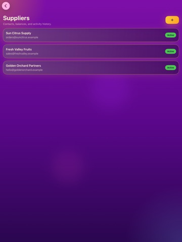 Citrus Supply iPad screenshot 5
