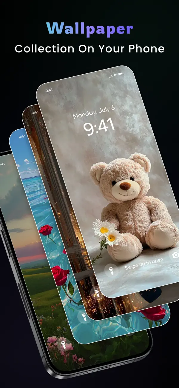 #3. Theme Wallpaper : Widget Notch (iOS) De: Mastertex Fab