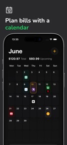 Subscription Tracker, manager screenshot