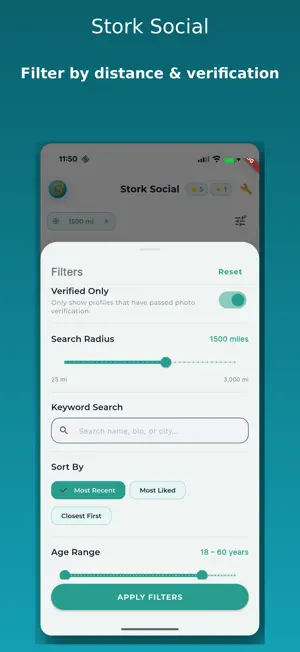 Stork Social: Sperm Donor App screenshot 2