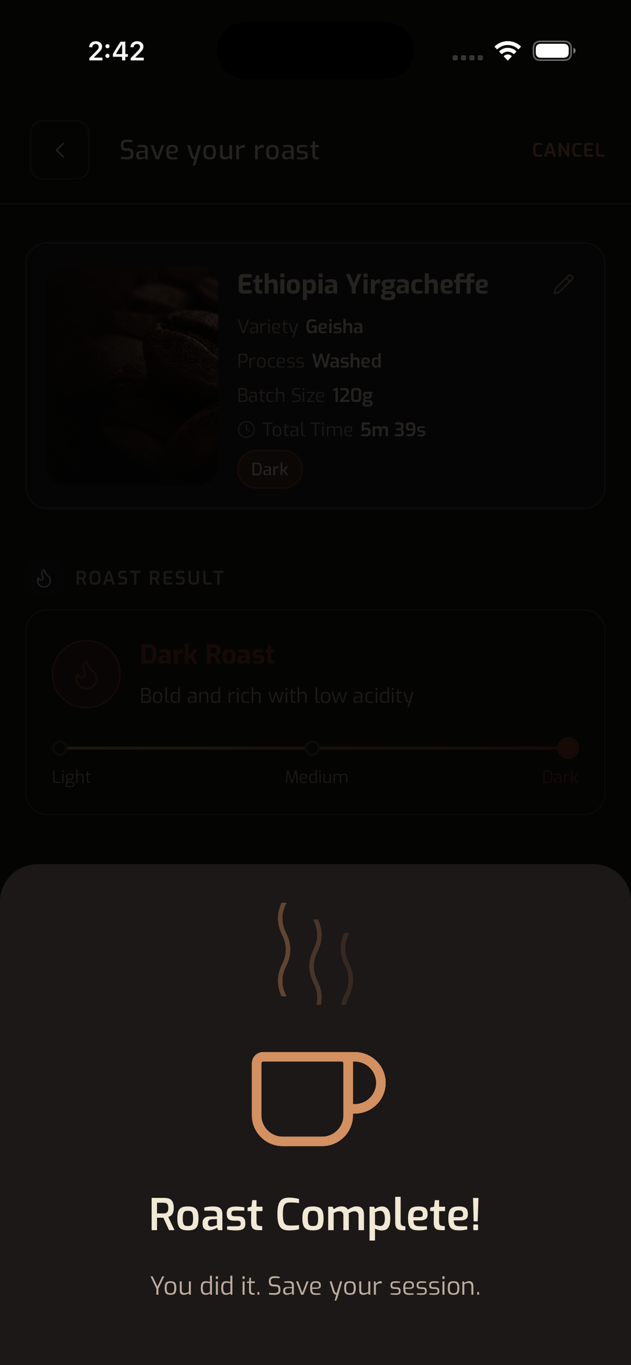 Roastit - Coffee Roasting screenshot 6