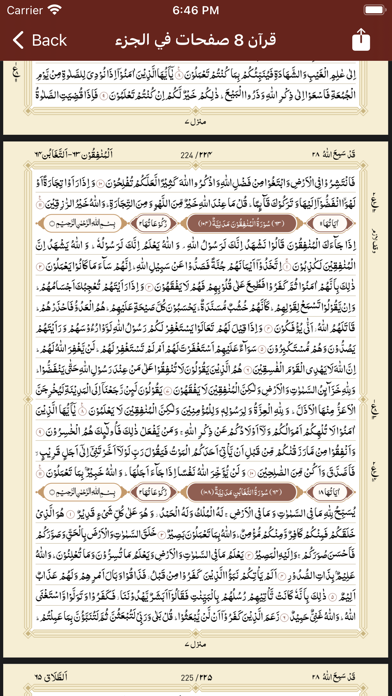 Screenshot #1 pour Multi Line Quran Nastaleeq App