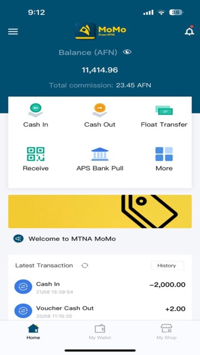 Screenshot #1 pour MTNA MoMo Partner