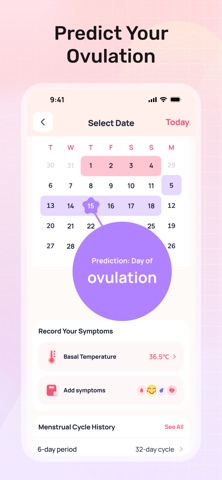 Fem Cycle Tracker Screenshot 1 of 2
