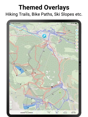 Mapki - Outdoor Maps & GPS iPad screenshot