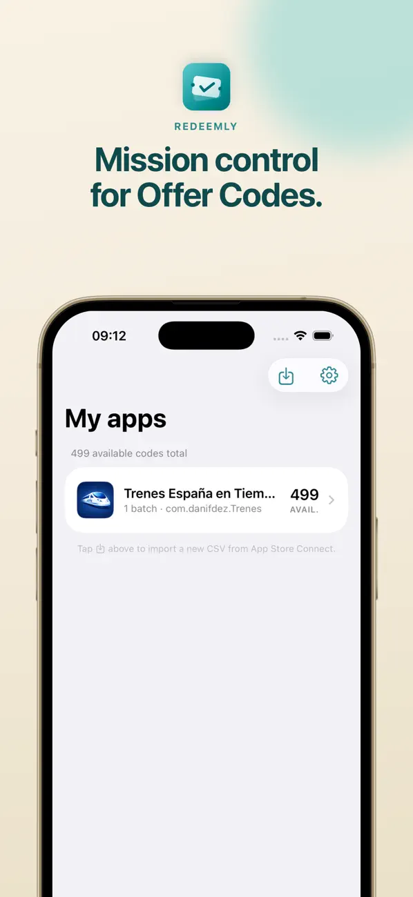 #1. Redeemly: Offer Code Manager (iOS) By: Daniel Fernandez Garcia