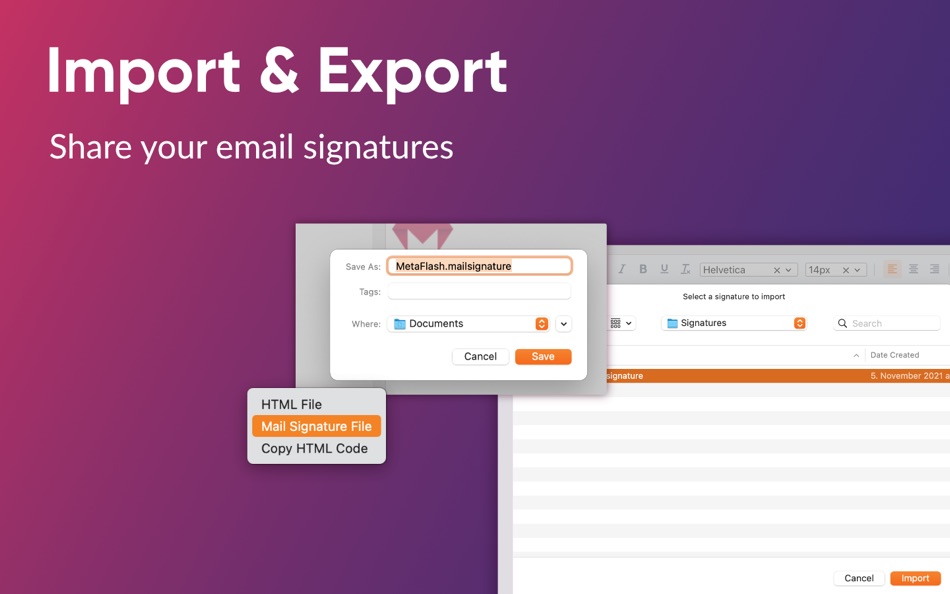 #6. Mail Signature for Mail App (macOS) Tekijänä: Stephan Fischer