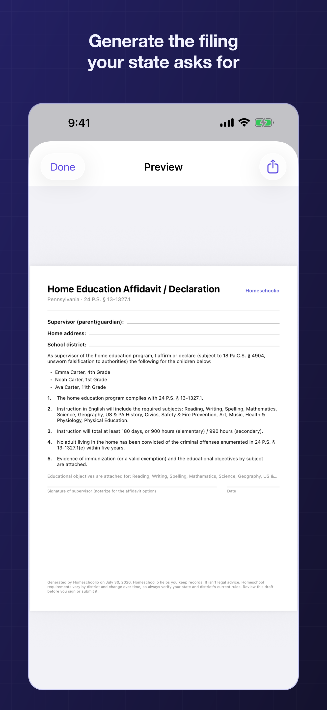 Homeschoolio Planner & Tracker screenshot 3