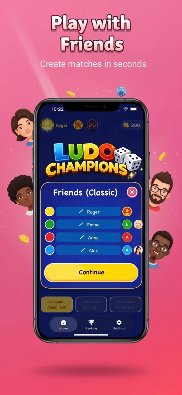Screenshot #3 pour Ludo Champions