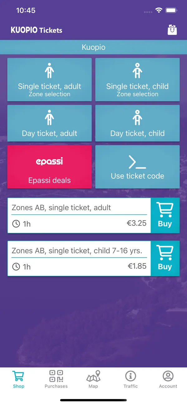 Screenshot #3 pour Kuopio Tickets