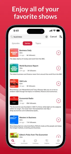Player FM — Podcast App iPhone screenshot 5
