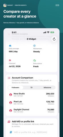 B Widget Screenshot 4 of 6