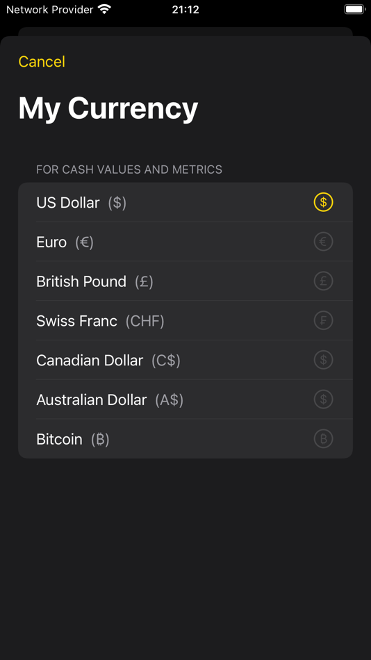#10. Portfolio • Tracker, Planner (iOS) Bởi: Sebastian Fichtner