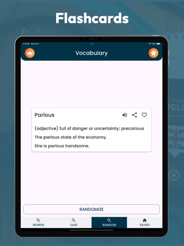 Vocabulary Builder - Test Prep iPad screenshot