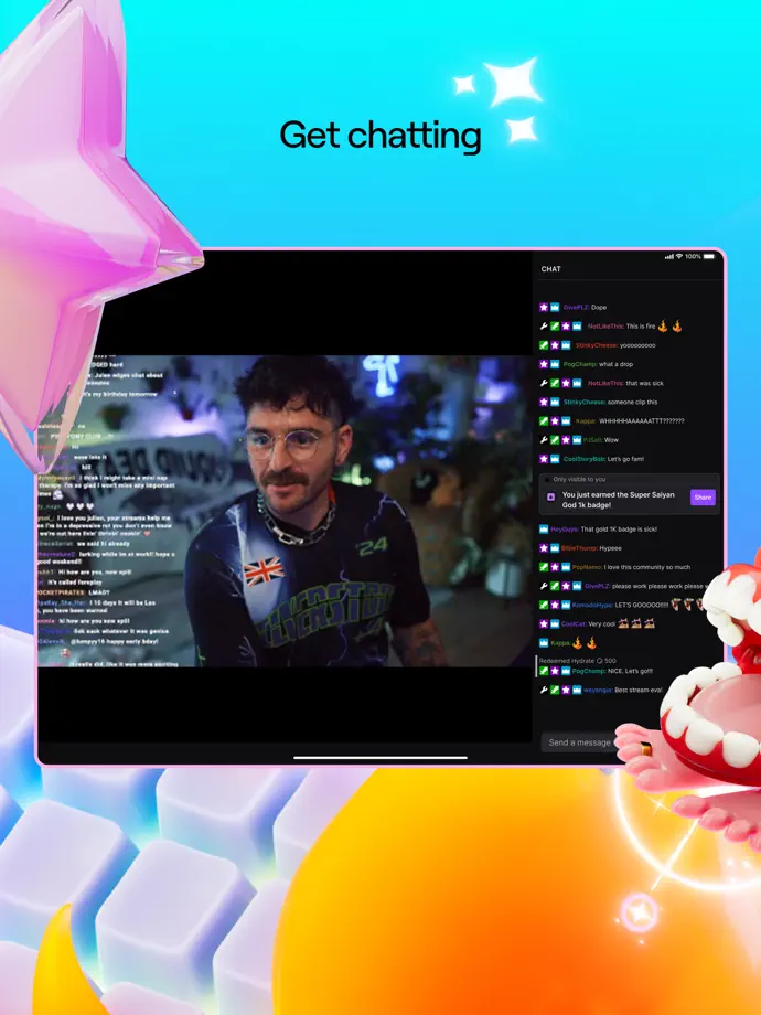 Twitch iPad screenshot 4