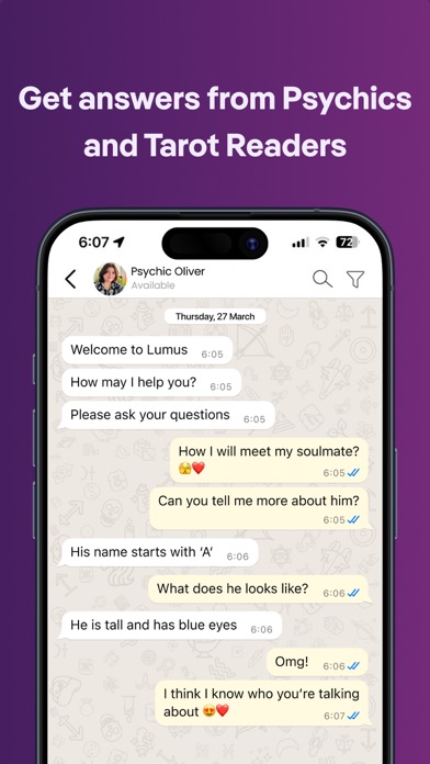 Lumus: Tarot & Psychic Reading Screenshot