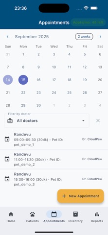 CloudPaw: Veterinary Software screenshot