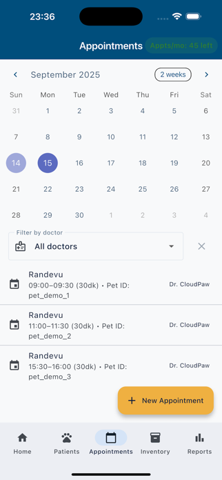 CloudPaw: Veterinary Software Screenshot 2 of 9