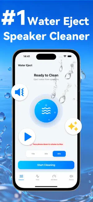 Water Eject · Speaker Cleaner iPhone screenshot 1