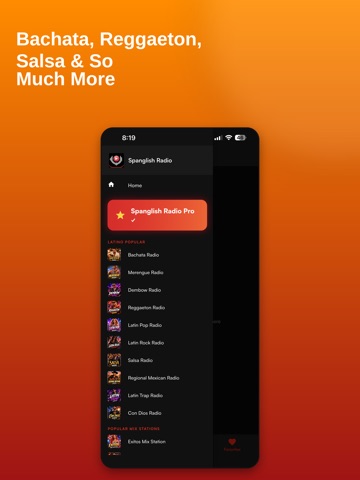 Spanglish Radio: Latin+English iPad screenshot