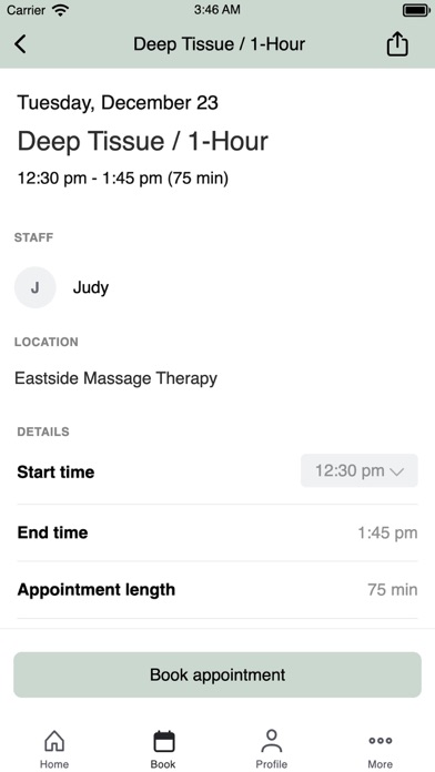 Screenshot #3 pour Eastside Massage Therapy