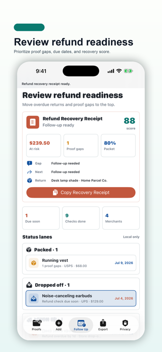 Return Shipment Proof Folder Screenshot 3 of 5