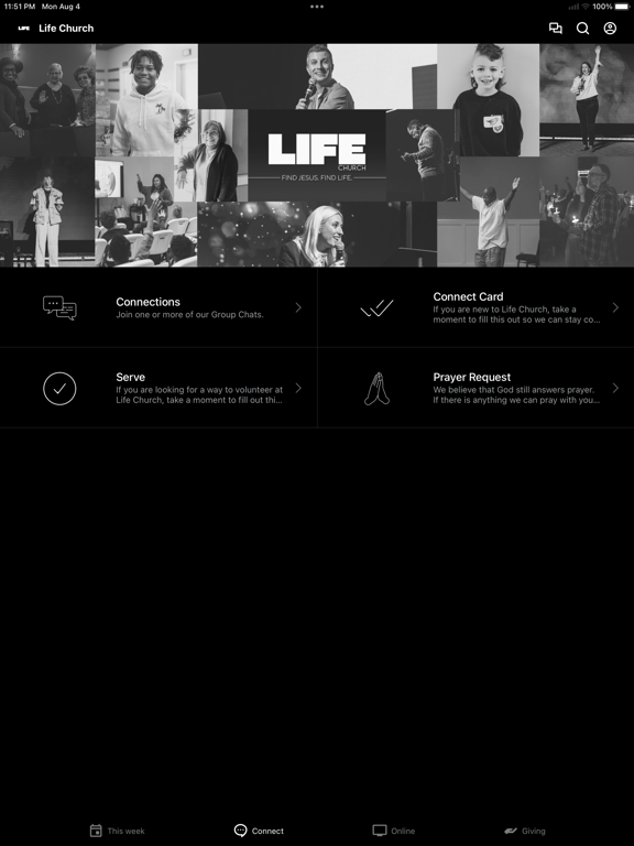Life Church McDonough iPad screenshot 2 - Education app