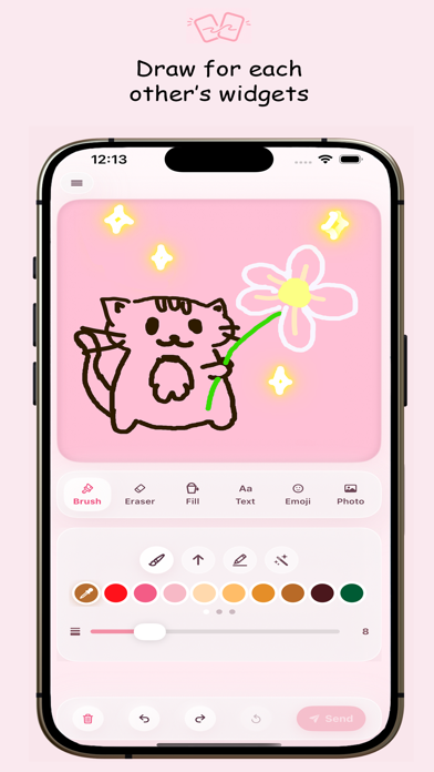 DrawingChank Couple Widget screenshot