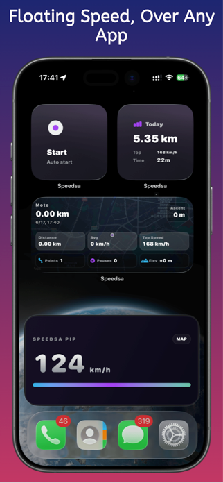Speedsa:GPS Speedometer Trips Screenshot 4 of 9