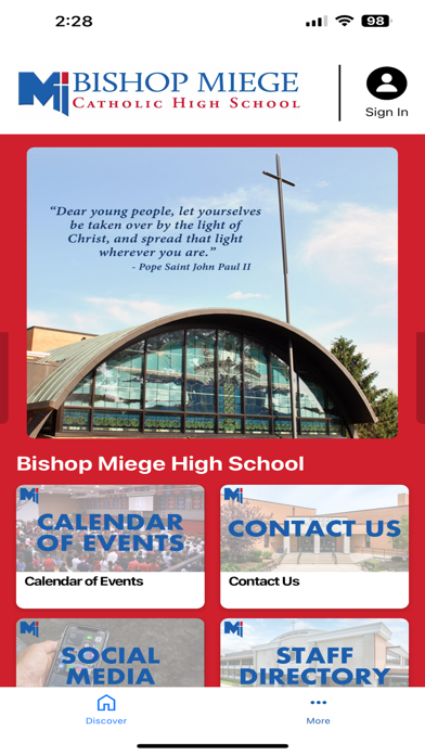 Screenshot #1 pour Bishop Miege High School