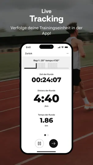 Screenshot von Kiprun Pacer Laufpläne auf dem iPhone 9