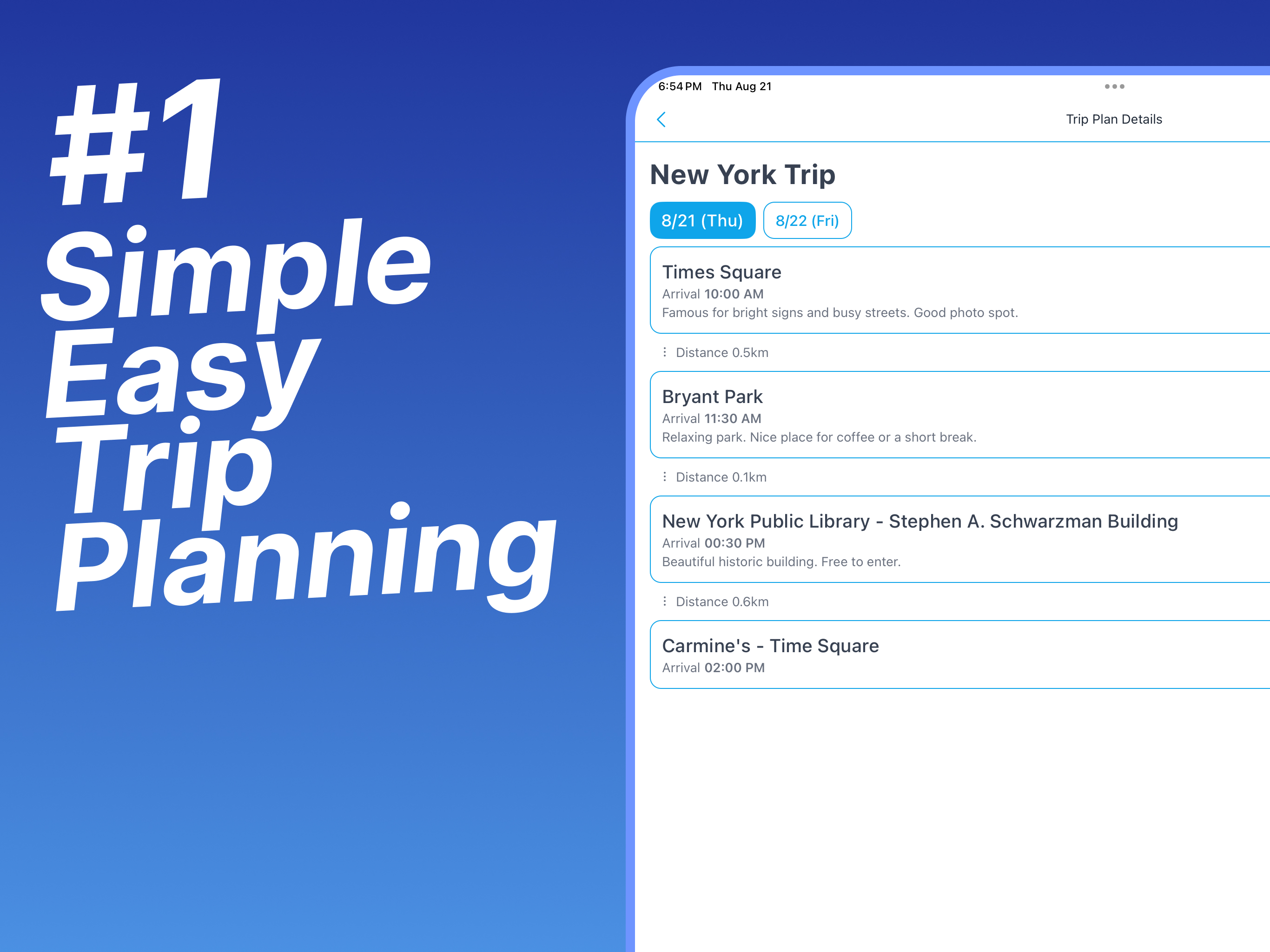 TABINAVI Travel Planner
