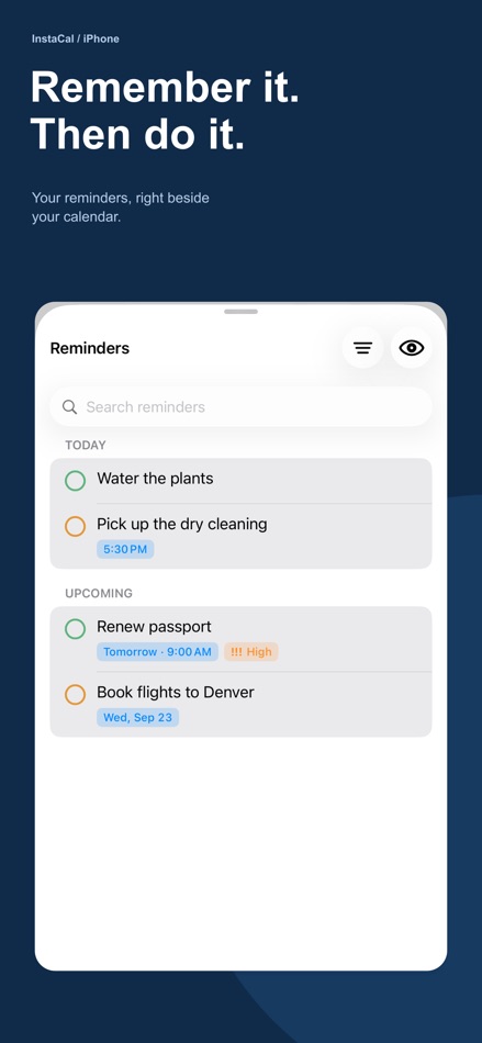 #5. Menu Bar Calendar: InstaCal (iOS) Od: Higher Bar, LLC