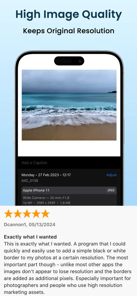 No Crop - Simple Border - Photo & Video App | MWM