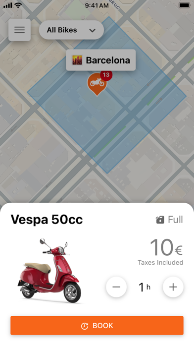 Scooter Moto Rent Screenshot