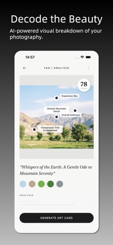 YAN - AI Photo Curator iPhone screenshot